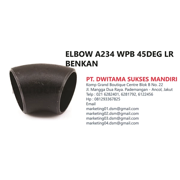 Seamless Elbow A234 WPB Benkan