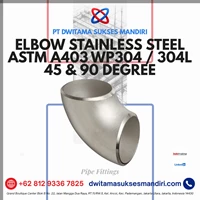 Stainless Steel Elbow ASTM A403 WP316 / 316L 45 & 90 Degree Long Radius