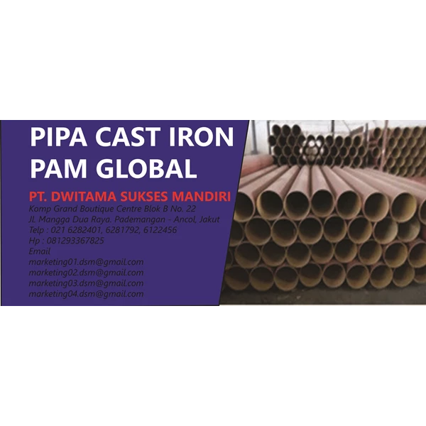 Pipa Cast Iron Brand Pam Global