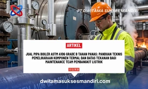 Jual Pipa Boiler ASTM A106 Grade B Tahan Panas: Panduan Teknis Pemeliharaan Komponen Termal dan Batas Tekanan bagi Maintenance Team Pembangkit Listrik